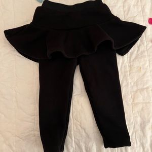 2T alex and nova fleece lined leggings with tutu